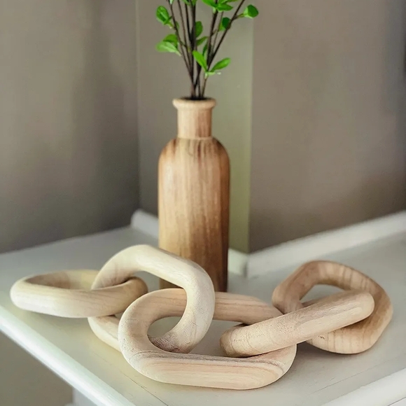 Other - Wood Chain Link Home Decor